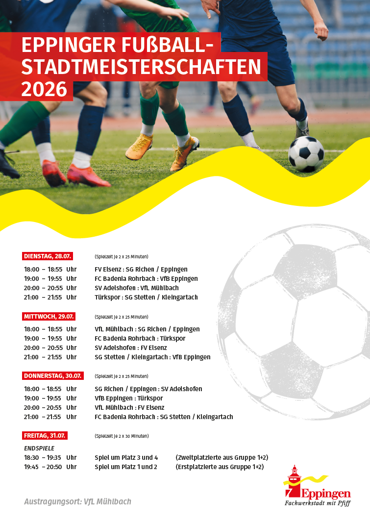 Plakat Stadtmeisterschaft 2026